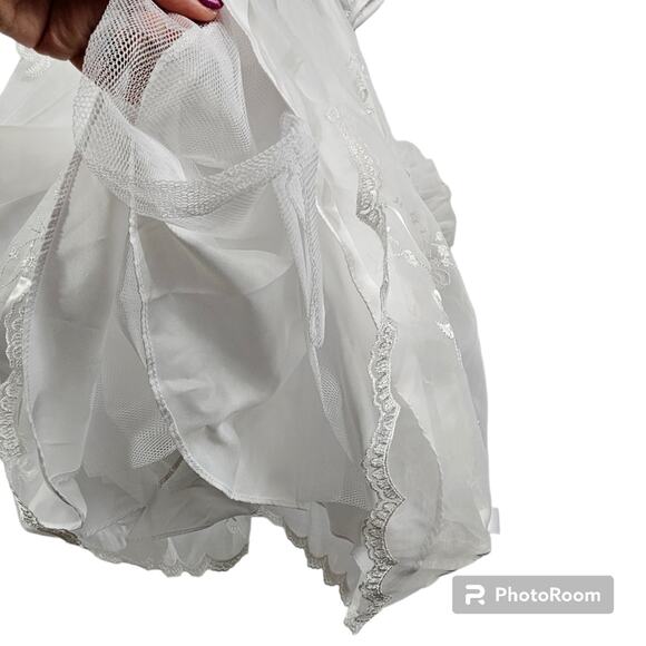 Edgehill Collection White Christening Baptism Infant Gown 6-9 months - Picture 12 of 15